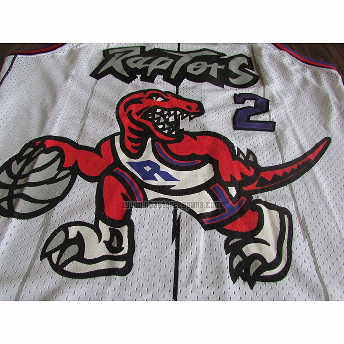 Camiseta Toronto Raptors Kawhi Leonard NO 2 Retro Blanco